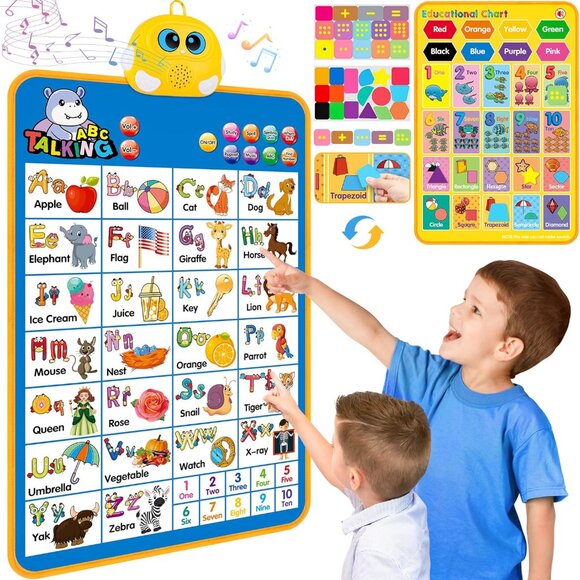Interactive Alphabet Wall Chart, Talking ABC, 123s, Music Poster - Picture 13 of 14